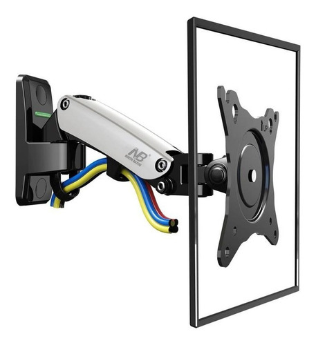 Suporte De Parede Pistão Monitor Articulado North Bayou 120