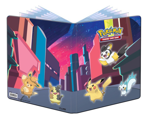 Portfolio Folder Para 180 Cartas - Pikachu Emolga
