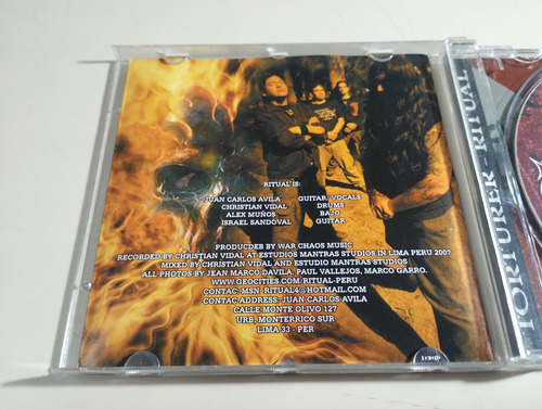 Torture / Ritual - Eterna Tortura + Devastnation - Peru Estándar (Usado)