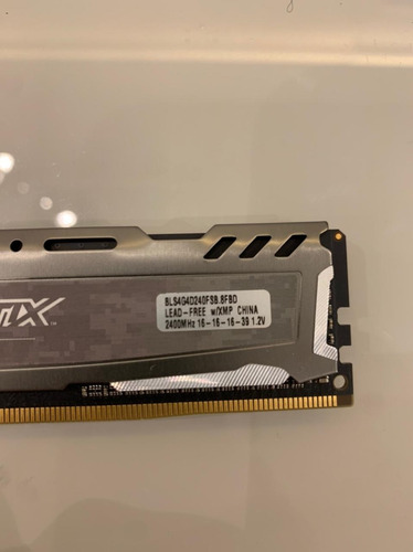 Memória Ddr4 Crucial Ballistix Sport Lt 4gb