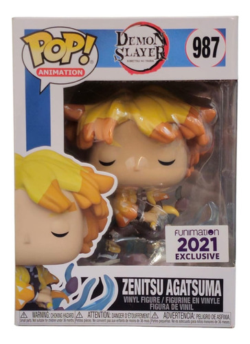 Funko Pop! #987 Zenitsu Agatsuma Funimation - Demon Slayer