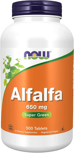 Now Supplements Alfalfa 650 Mg 