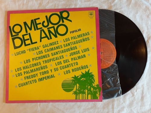 Lo Mejor Del Año Vario Palmeras Caimanes Santiague Nm Vinilo