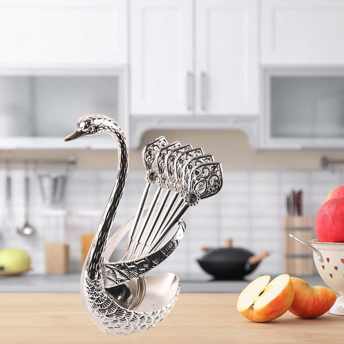 Soporte Para Cucharas De Café, Juego De Té, Cuchara De Metal