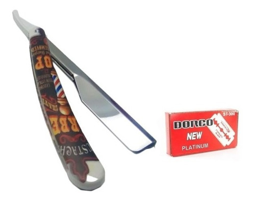 Barbera Navaja Afeitar Pasta De Diseños + 20 Cuchillas Hombr