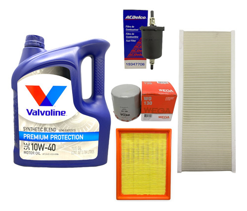 Kit 4 Filtros Y Aceite Valvoline Corsa 2012 2013 2014 2015 +