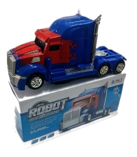 Transformeres Auto Robot Camion Convertible Luz Sonido Pilas