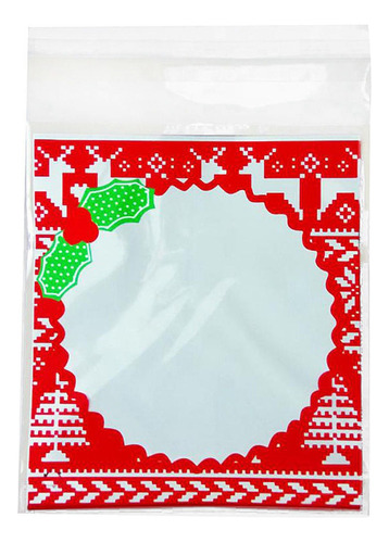 Bolsa De Galletas Dulces Bolso De Caramelo Plástico Navidad