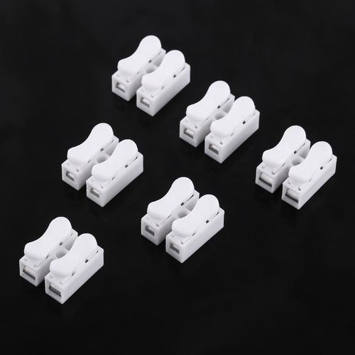 100 Conectores De Cable Rápido Push Quick Wire, 10 A, 220 V,
