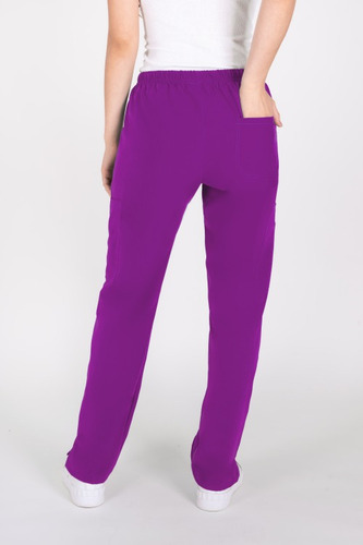 Conjunto Uniforme Quirúrgico Scrubs Dama Violeta