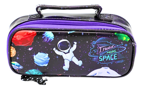 1 Pieza Lapicera Estuche Astronauta, Escolar, Portátil Grand