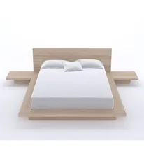 Comprar Juego Alcoba Cama King 200 Cm Madera Maciza De Roble