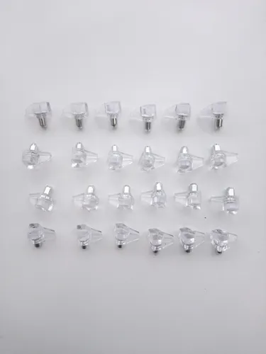 Soporte En Acrílico Para Entrepaños X 30 Uds