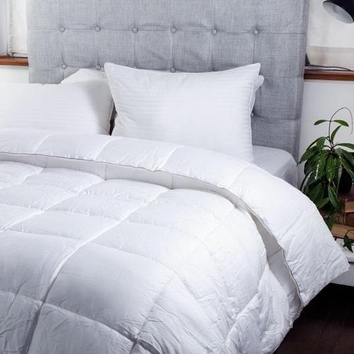 Plumón Cama Queen 1.60x.190 Grabado De Lineas - Sateen