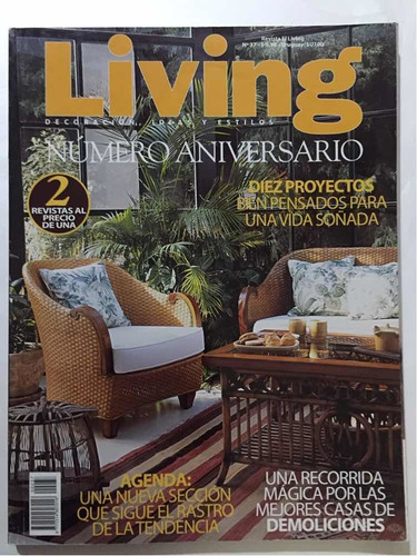 Revista Living Decoración # 37 Agos/sept 2005  Aniversario