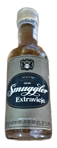 Botellita Miniatura Whisky Old Smuggler Extraviejo 1970 (Usado)