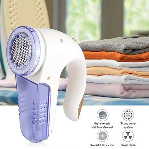 Imagen 7 de 9 de Afeitadora Tela Recargable 2 Cuchillas Saca Pelusas Ropa