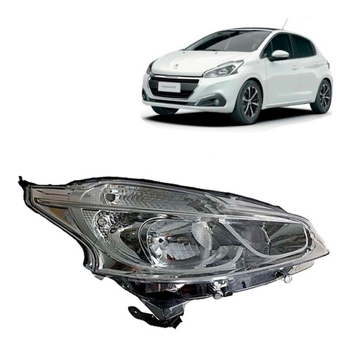 Optico Para Peugeot 208 2013 2015 Izquierdo Incluye Motor