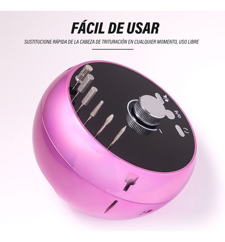 Pulidor Esmeril Para Uñas Profesional 45000 Rpm Limas Uñas