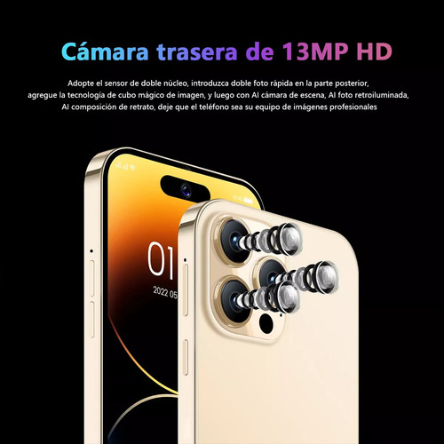 Teléfonos Inteligentes Android Baratos I15 Pro Max 6.53 En Ram2gb Y Rom16gb