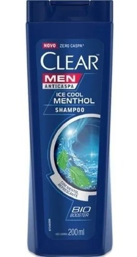 Shampoo Clear Men Anticaspa Mentol Ice Cool 200ml 