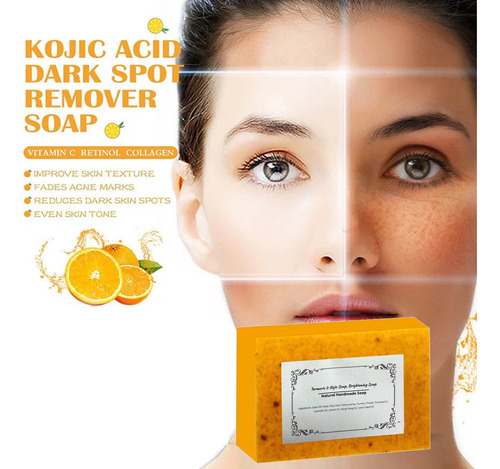 Xing Jabón Abrillantador De Limón, Cúrcuma Y Ácidos Kójico,