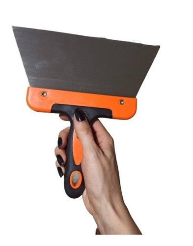 02 Espátula Aço Profissional 220mm Cabo Emborrachado 3977