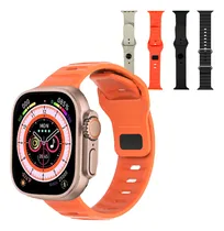 Comprar Smartwatch 49mm W9 Ultra 4 Pulseiras Eletromex + Fonte 20w Caixa Rose Pulseira 4 Cores Bisel Rose Desenho Da Pulseira Mesh