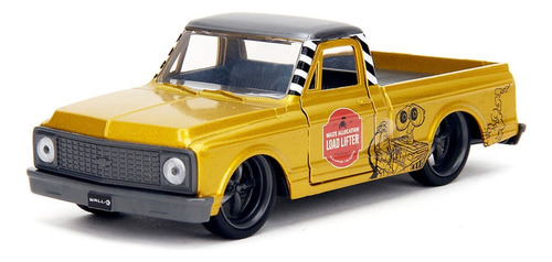 Jada 1:32 1972 Chevrolet Cheyenne Pickup Camioneta Walle Color Dorado Oscuro