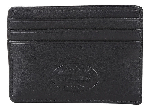 Carteira Tommy Hilfiger Couro Eton Cc Holder Preta