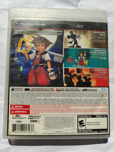 Kingdom Hearts Hd 1.5 Remix Playstation 3 Ps3 (Usado)