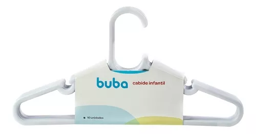 Kit 5 Cabides Veludo Buba Baby 15008 Azul