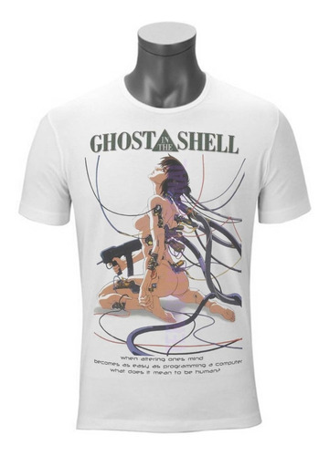 Playera Ghost In The Shell Pelicula 1995 Anime Poster Cyber 