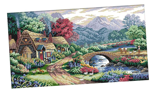 Kit De Costura Impresso Farm Scene Para Iniciantes E Adultos