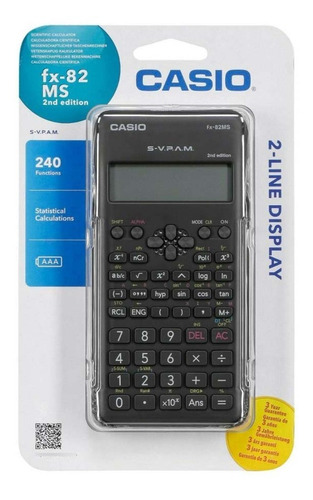 Imagen 6 de 6 de Calculadora Cientifica Casio Fx-82ms Relojesymas