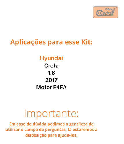 Kit De Distribuição Creta 1.6 2017/...