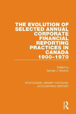 Libro The Evolution Of Selected Annual Corporate Financia...
