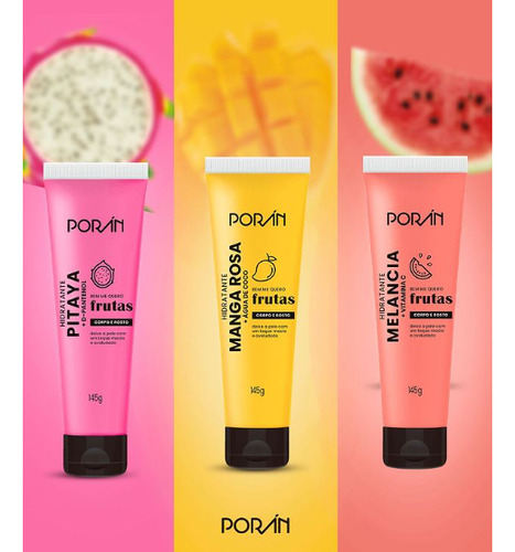 Hidratante Corporal E Facial Bem Me Quero Pitaya - Porán