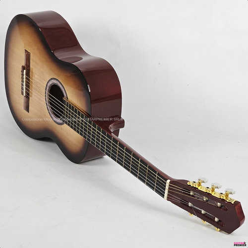 Guitarra Electro Acustica Criolla Funda Pua Colores Color Nogal Ll Material Del Diapasón Madera Orientación De La Mano Ambidiestro