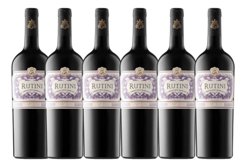 Vino Rutini Cabernet Franc Malbec 750 Ml. X 6 Botellas