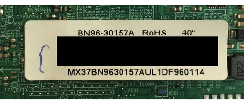 T-con Samsung Bn96-30157a Bn41-02111a Un40h5500afxza (Usado)