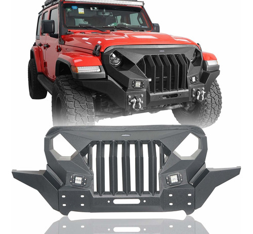 Mad Max Parrilla Protector Delantero Ala 2 Luz Led 18 Jl