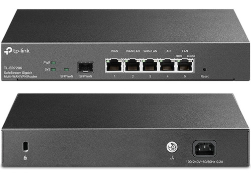 Stock Router Vpn Gigabit Multi-wan Safestream Tp Link Er7206