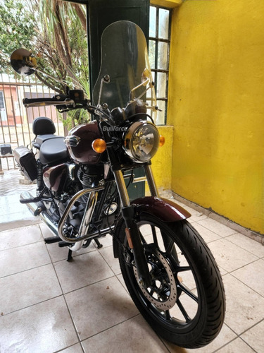 Imagen 8 de 10 de Parabrisas Moto Royal Enfield Meteor 350 En Bullforce Znorte