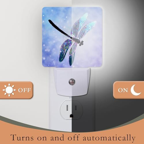 Luz Nocturna De Libélula Para Niños, Luz Nocturna Led De Lib
