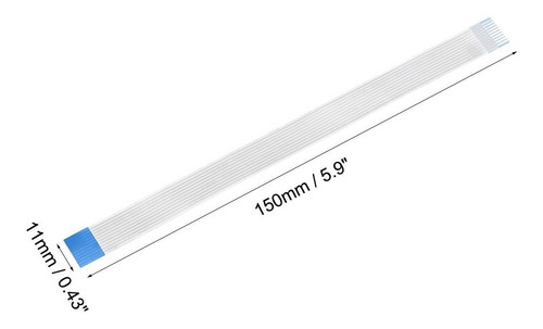 Cable Plano Flexible Fpc Ffc Para Dvd, Tv, Lcd, 10 Piezas
