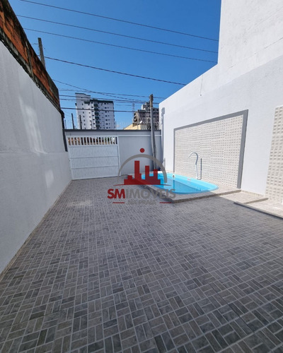 Imagem 4 de 18 de Casa Geminada Com 02 Dormitórios Na Guilhermina Praia Grande - Ca00332 - 69946666