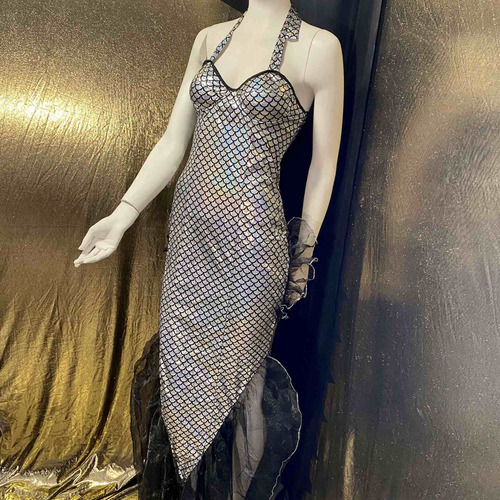 Disfraz Mujer Bettie Page Sirena Original Talla S