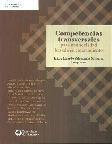 Libro Competencias Transversales Para Una Sociedad Basada En