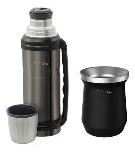 Termo Selecta Plus 1,2 L + Mate Acero Inoxidable 230ml